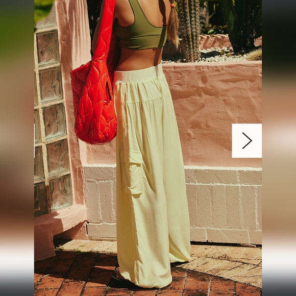 NWT FP Movement by Free People Final Stretch Pants in Ginger Tea Sz L - Picture 2 of 4